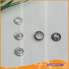 Prong Snap Button / Gripper avec bouchon en métal MPC1039